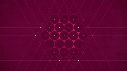 Mathematic hexagone