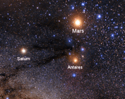 Marte-Saturno-Antares